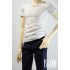 65cm Low collar T-shirt